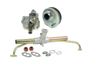 34 Pict 3 Carburetor and Intake Kit for Dual Port VW Type 1 Beetle - 2340