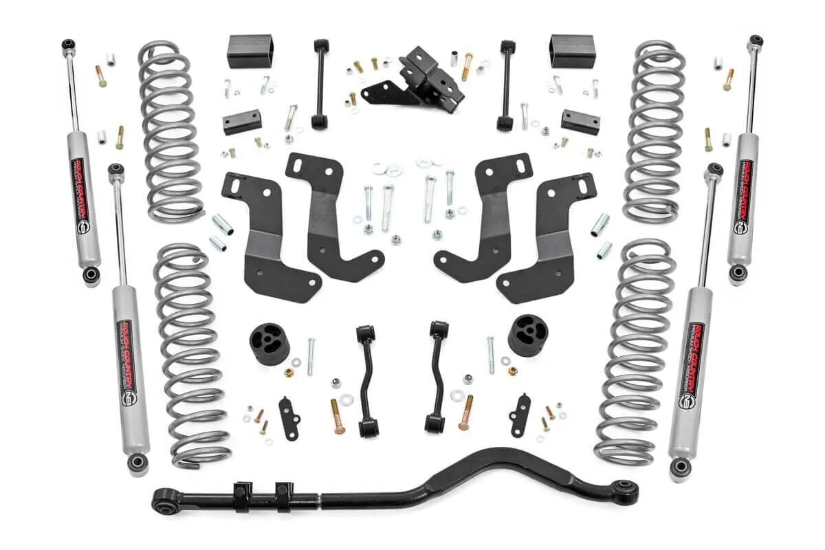 3.5 Inch Lift Kit | C/A Drop | 4-Door | Jeep Wrangler Unlimited 4WD (18-23) PN# 66830