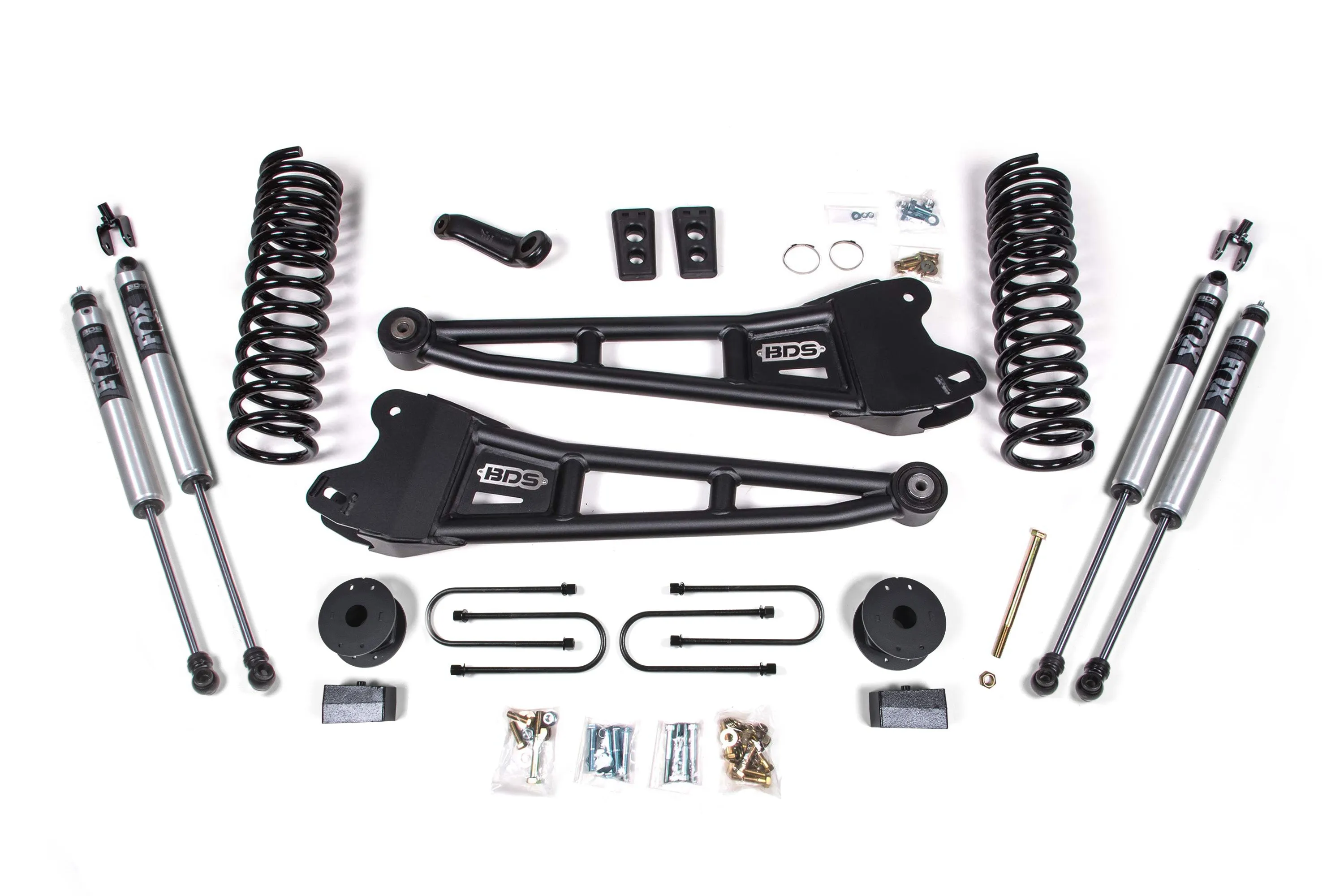 4 Inch Lift Kit w/ Radius Arm | Ram 3500 w/ Rear Air Ride (13-18) 4WD | Gas