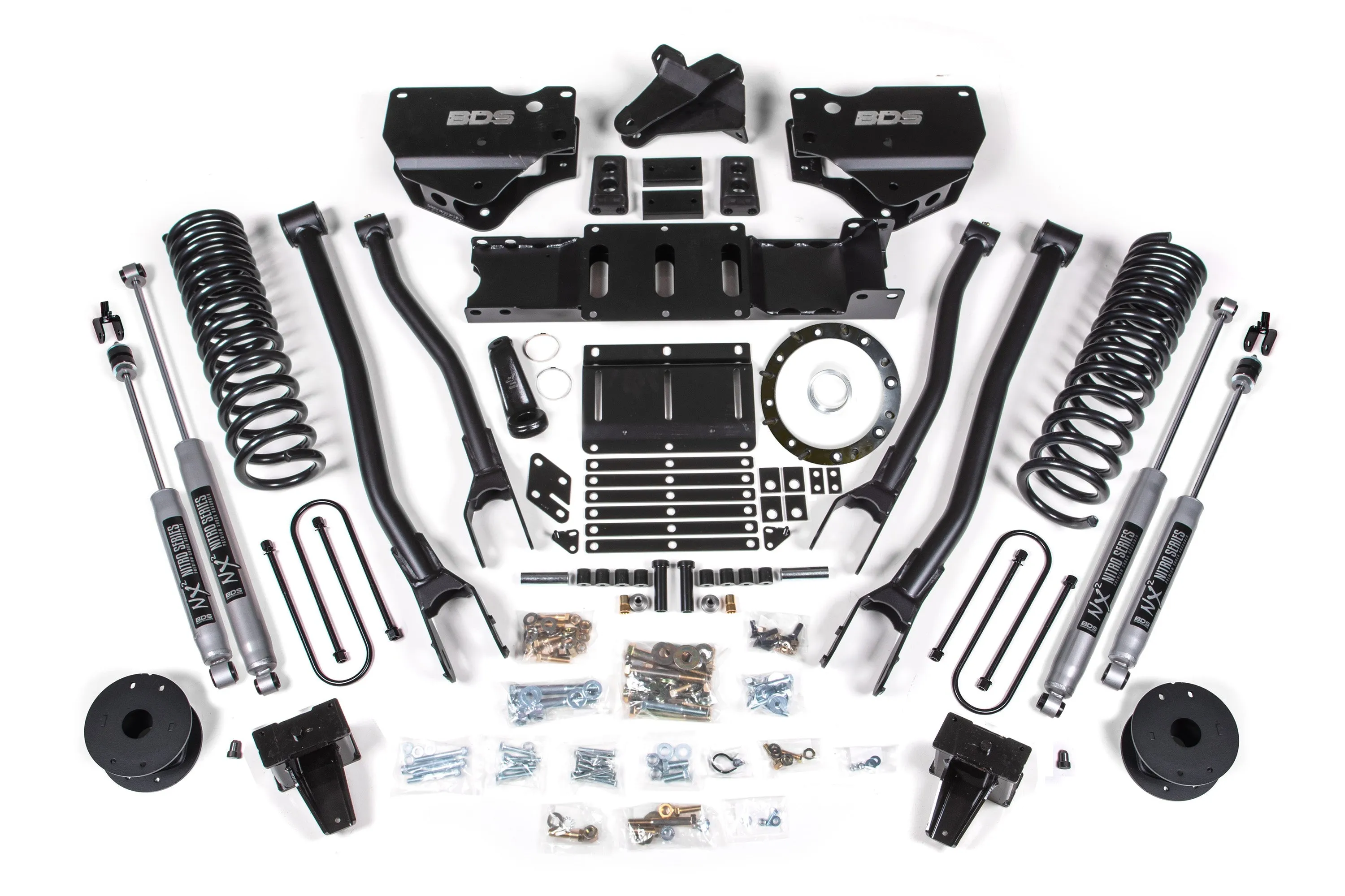 5.5 Inch Lift Kit w/ 4-Link | Ram 3500 w/ Rear Air Ride (19-23) 4WD | Gas