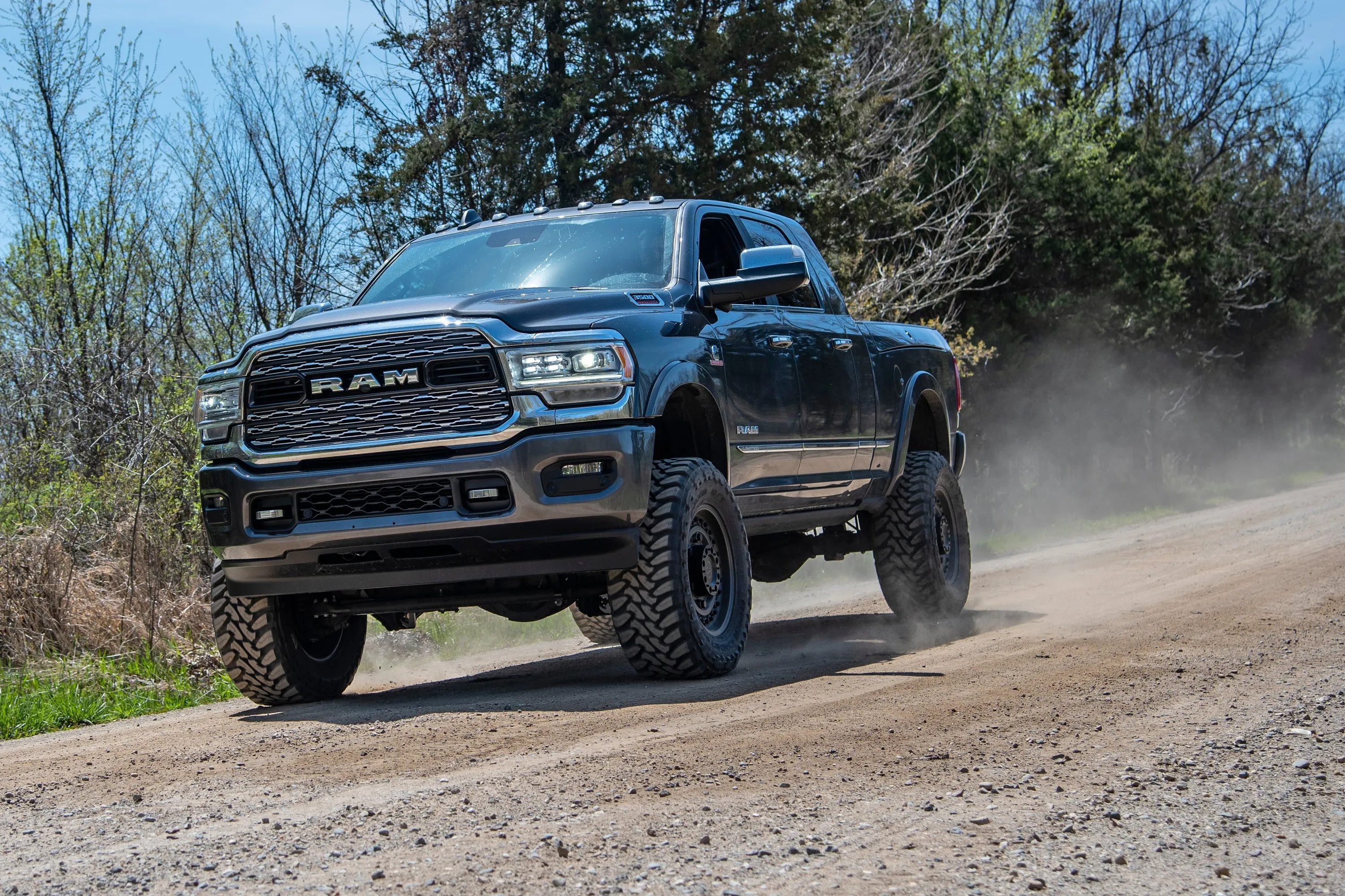 5.5 Inch Lift Kit w/ 4-Link | Ram 3500 w/ Rear Air Ride (19-23) 4WD | Gas