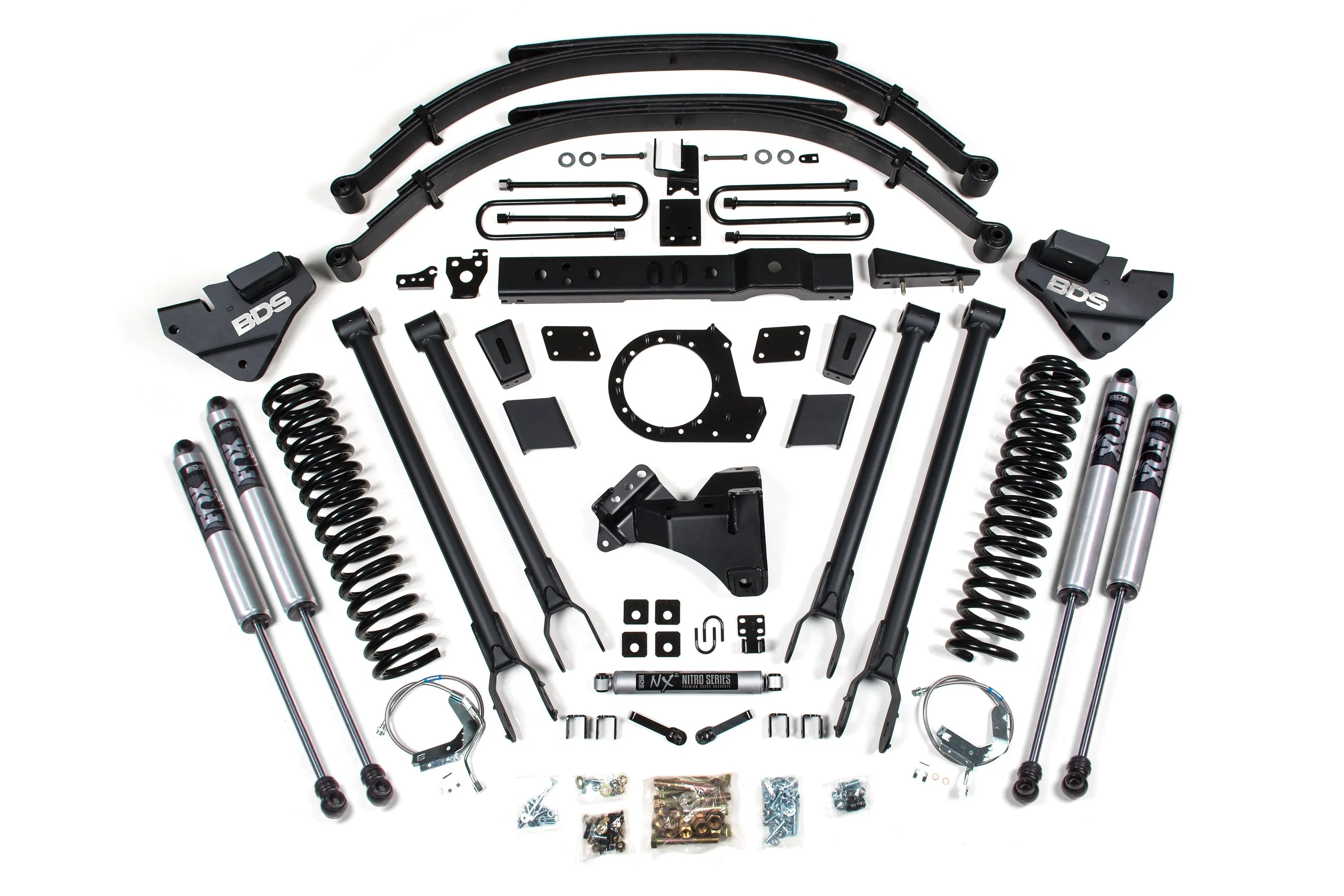 8 Inch Lift Kit | 4-Link Conversion | Ford F-250/F-350 Super Duty (17-19) 4WD | Diesel