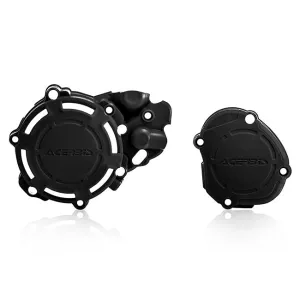 Acerbis X-power Engine Case Cover Kit Black YZ125 05-23 (23961.090)