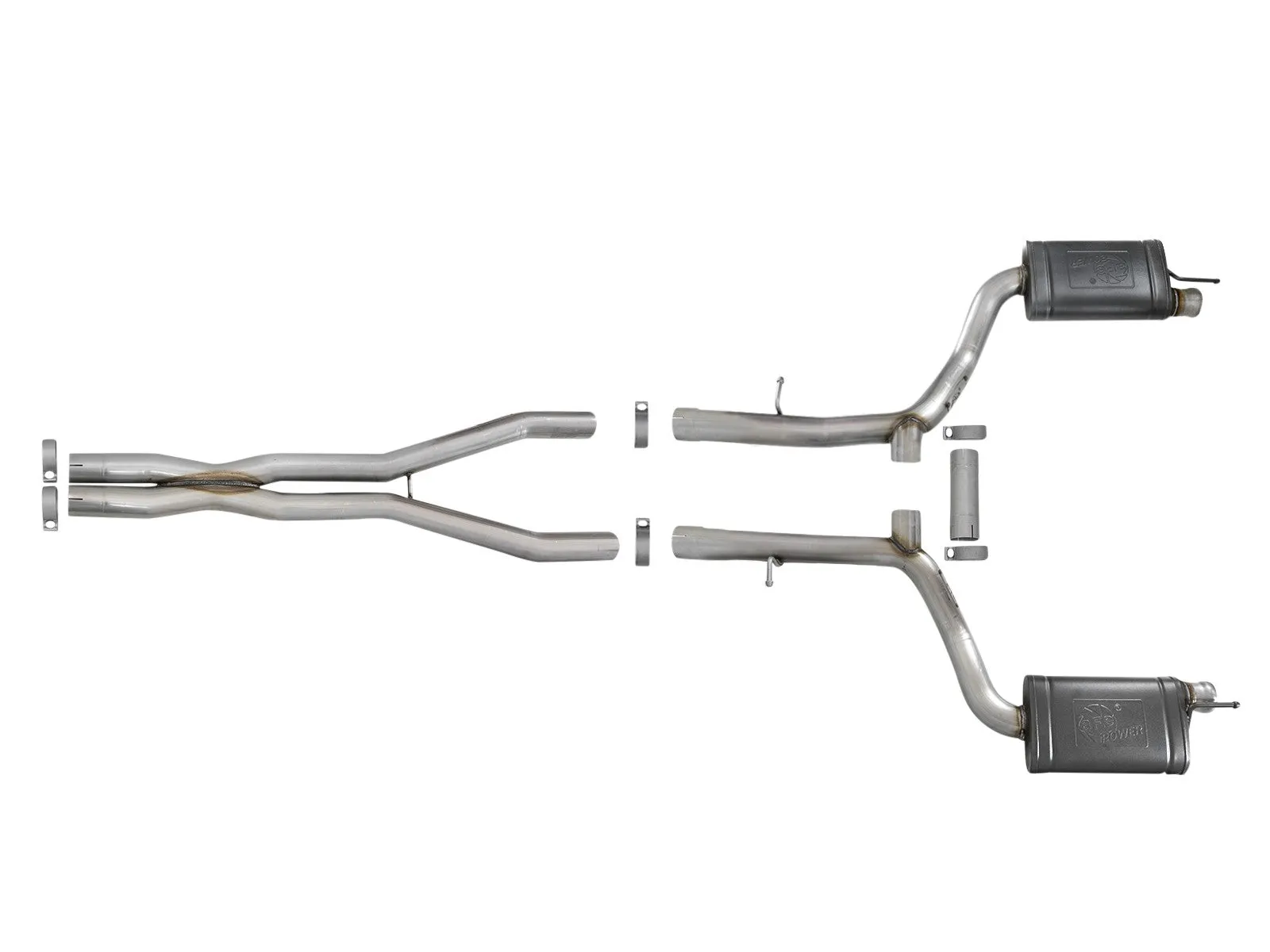 aFe Exhaust Dodge Challenger R/T (2015-2016) 3" Mach Force-Xp in 304 Stainless Steel
