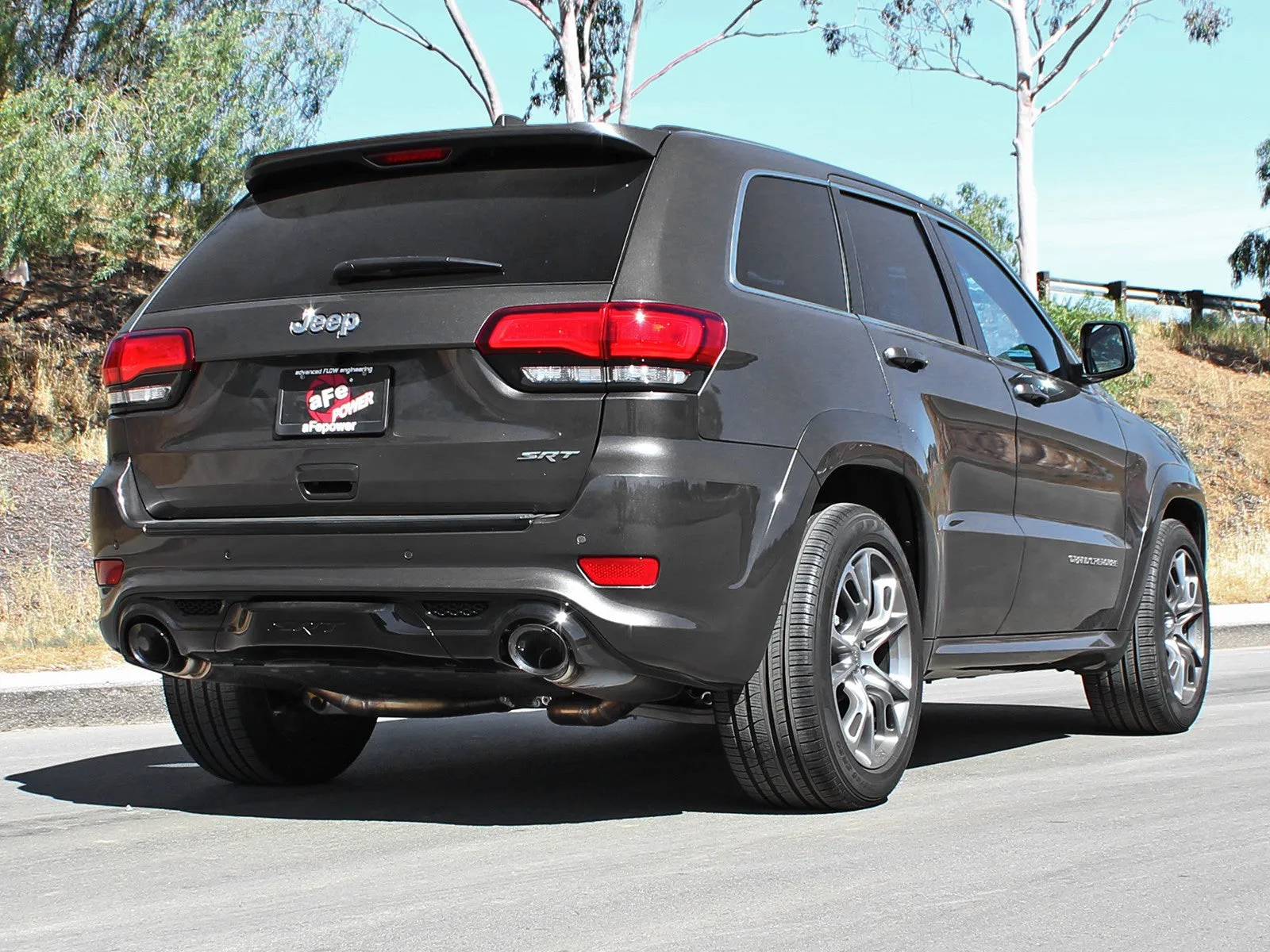 aFe Exhaust Jeep Cherokee Trackhawk (2018-2021) 3" Mach Force-XP Series in 304/409 Stainless Steel w/ Dual Tips