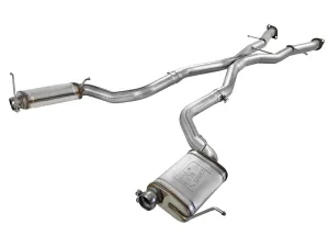 aFe Exhaust Jeep Cherokee Trackhawk (2018-2021) 3" Mach Force-XP Series in 304/409 Stainless Steel w/ Dual Tips