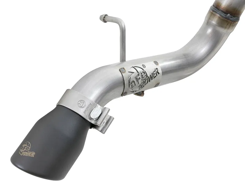 AFE MACH Force-Xp Hi-Tuck Cat-Back Exhaust System (Black Tip): Jeep Wrangler JL 3.6L V6 2018 - 2024