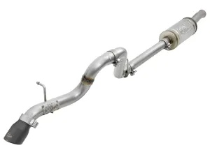 AFE MACH Force-Xp Hi-Tuck Cat-Back Exhaust System (Black Tip): Jeep Wrangler JL 3.6L V6 2018 - 2024