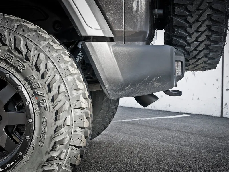 AFE MACH Force-Xp Hi-Tuck Cat-Back Exhaust System (Black Tip): Jeep Wrangler JL 3.6L V6 2018 - 2024