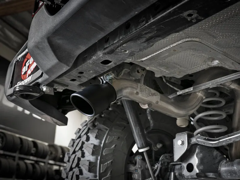 AFE MACH Force-Xp Hi-Tuck Cat-Back Exhaust System (Black Tip): Jeep Wrangler JL 3.6L V6 2018 - 2024