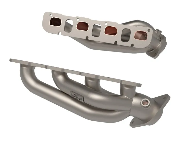 AFE Shorty Headers (Titanium Ceramic): Jeep Wrangler Rubicon 6.4L 392 2021 - 2024