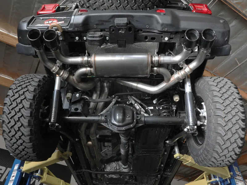 AFE Vulcan Cat-Back Exhaust System (w/Polished Tips): Jeep Wrangler Rubicon 6.4L 392 2021 - 2024