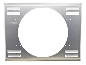 ALUMINUM EMC 1979-93 FORD 5.0L 302 LOUVERED FAN SHROUD DIRECT FIT HZ-79MU - NATURAL