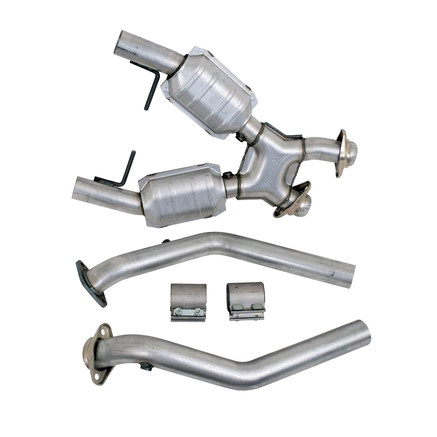 BBK Performance Parts 1666 1996-1998 MUSTANG GT 2.5 FULL X PIPE W/CATALYTIC CONVERTERS