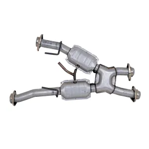 BBK Performance Parts 1810 1979-1993 MUSTANG 5.0 SHORT MID X PIPE W/ CATS FOR BBK 1531/15310 HEADERS