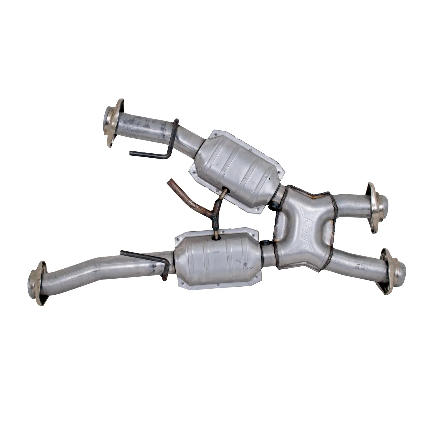 BBK Performance Parts 1810 1979-1993 MUSTANG 5.0 SHORT MID X PIPE W/ CATS FOR BBK 1531/15310 HEADERS