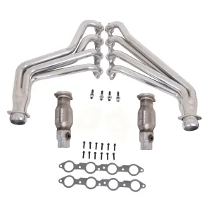 BBK Performance Parts 40210 2010-15 CAMARO 6.2 SS 1-3/4 LONG TUBE HEADERS W/CATS (POLISHED SILVER CERAMIC)