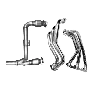 BBK Performance Parts 40500 2007-11 JEEP WRANGLER 3.8 1-5/8 LONG TUBE HEADERS W/CATS Y PIPE (SILVER CERAMIC)