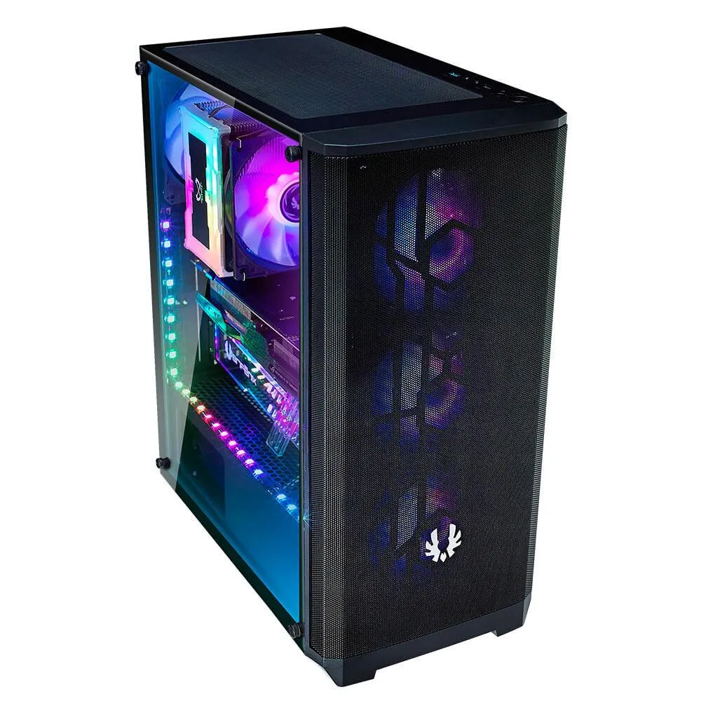 Bitfenix NOVA MESH SE TG RGB Tempered Glass Mid-Tower Case   Power Supply BPA600 80 Plus 600W