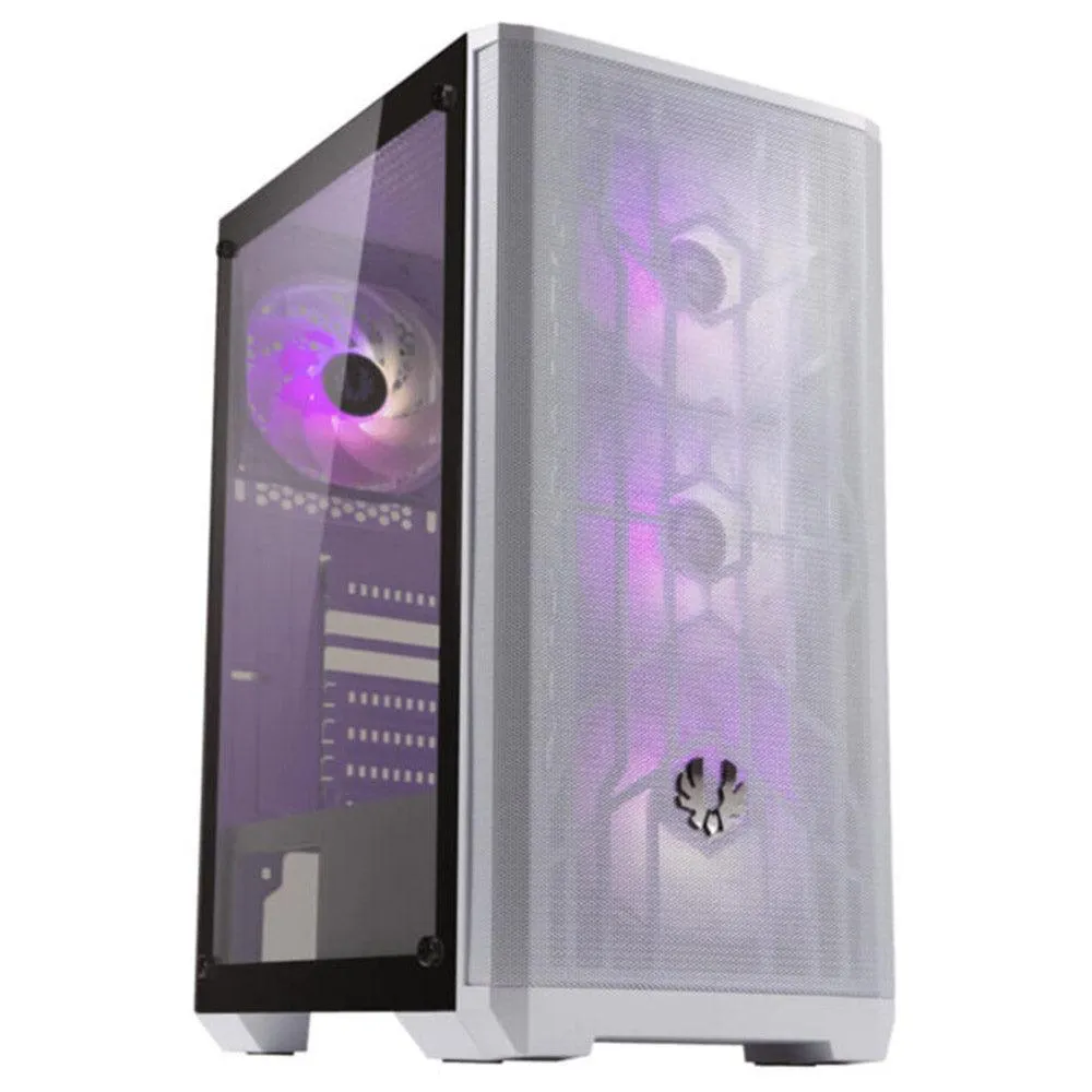 Bitfenix NOVA MESH SE TG RGB Tempered Glass Mid-Tower Case   Power Supply BPA600 80 Plus 600W