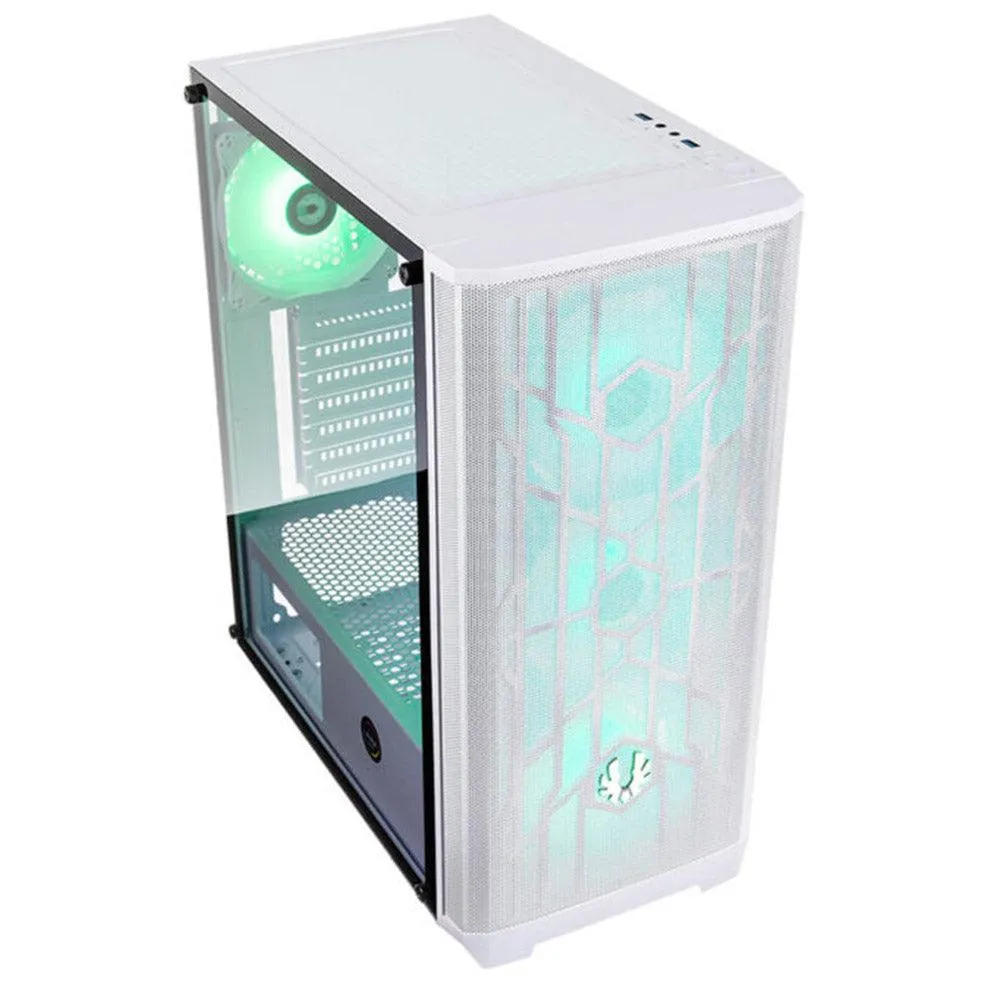 Bitfenix NOVA MESH SE TG RGB Tempered Glass Mid-Tower Case   Power Supply BPA600 80 Plus 600W