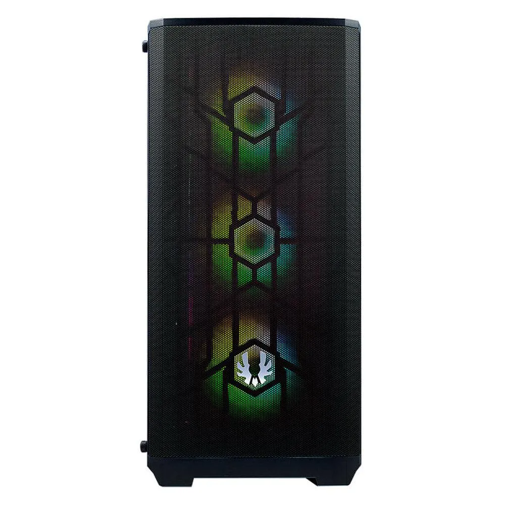 Bitfenix NOVA MESH SE TG RGB Tempered Glass Mid-Tower Case   Power Supply BPA600 80 Plus 600W