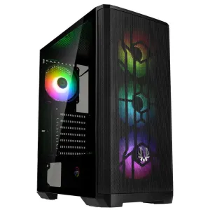 Bitfenix NOVA MESH SE TG RGB Tempered Glass Mid-Tower Case   Power Supply BPA600 80 Plus 600W