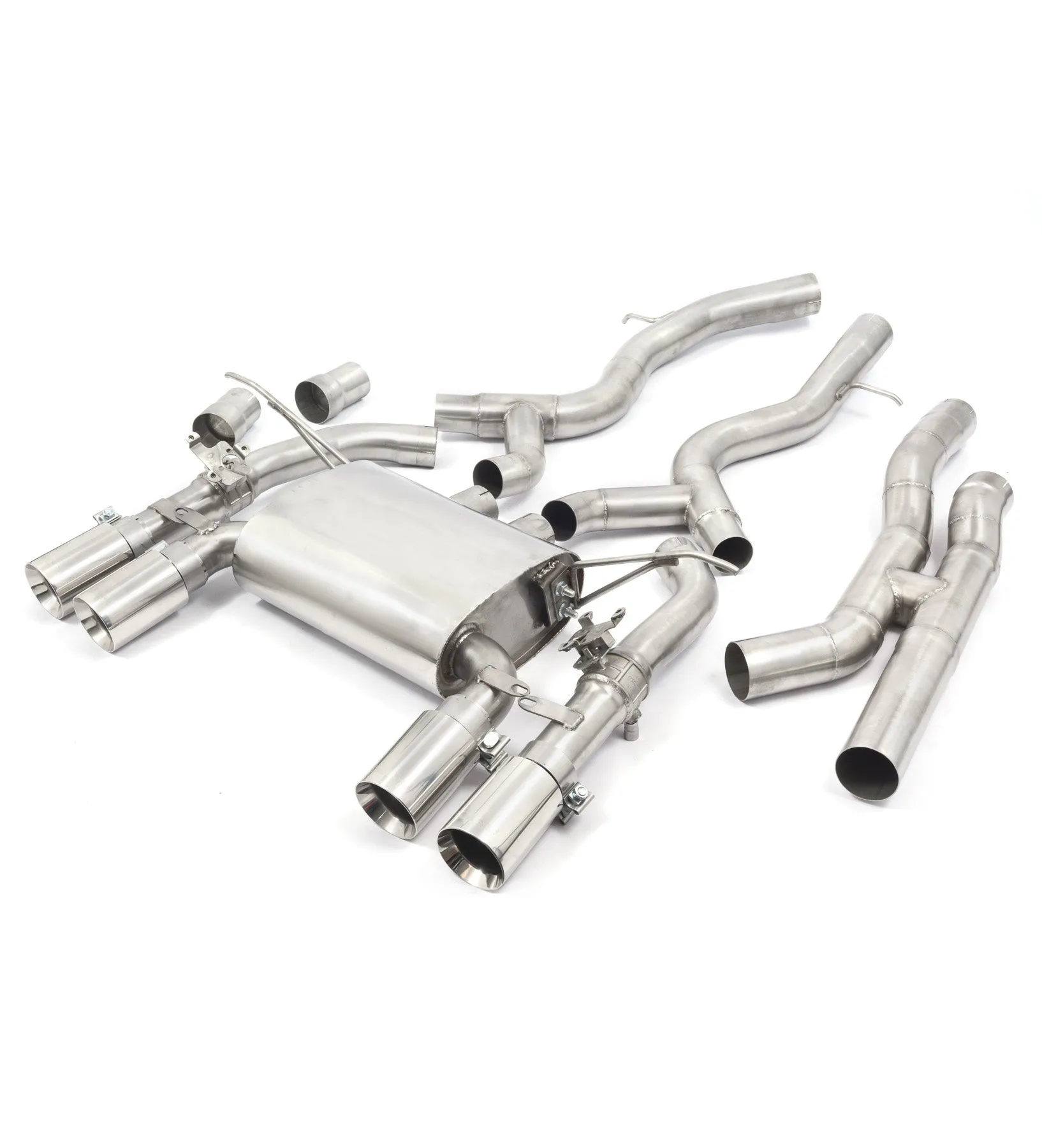 BMW M4 Competition (F82 LCI) CoupÃ© 3" Valved Secondary GPF Back Performance Exhaust
