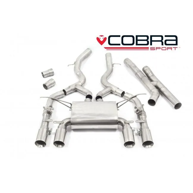 BMW M4 Competition (F82 LCI) CoupÃ© 3" Valved Secondary GPF Back Performance Exhaust