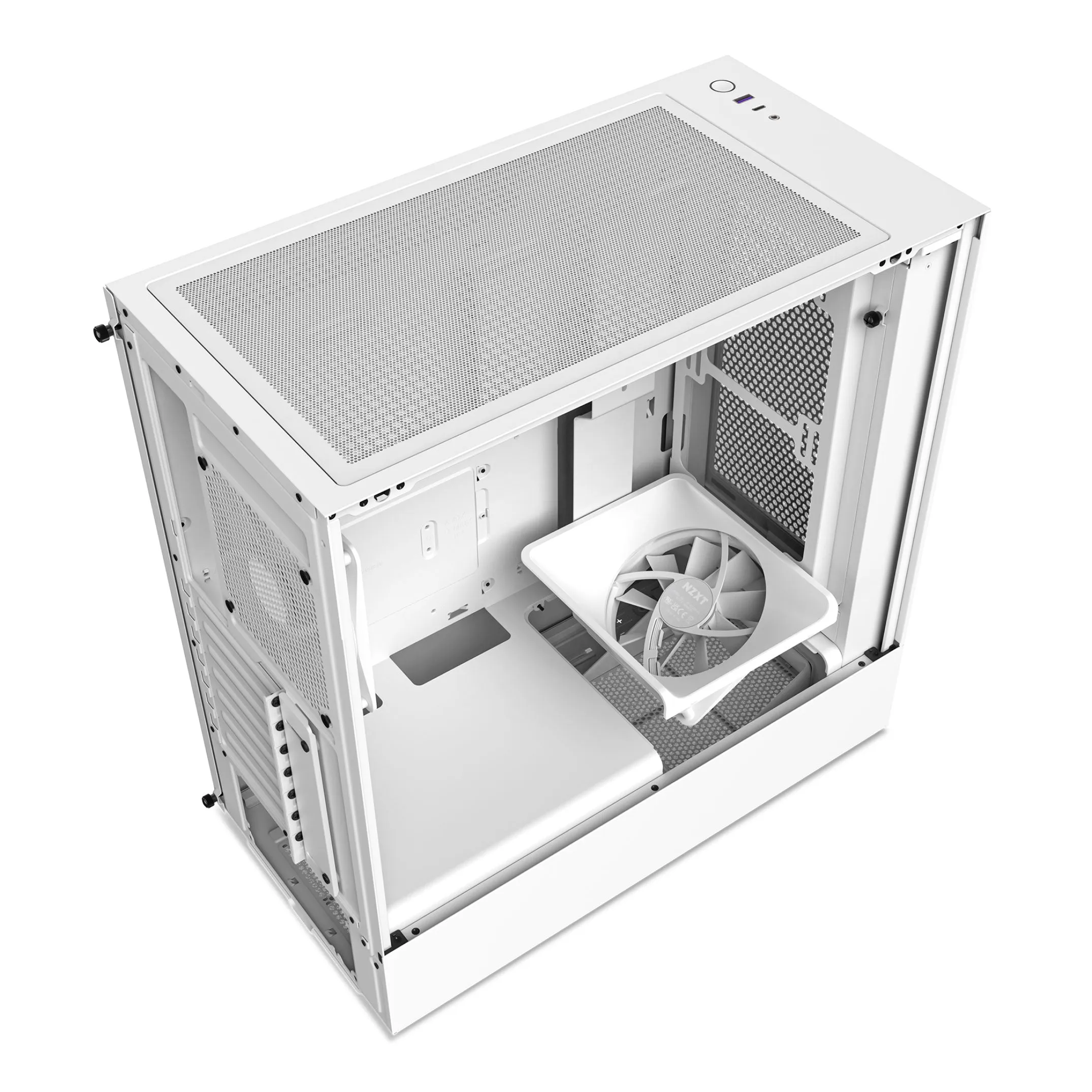 Case NZXT H5 Flow, Mid Tower, white