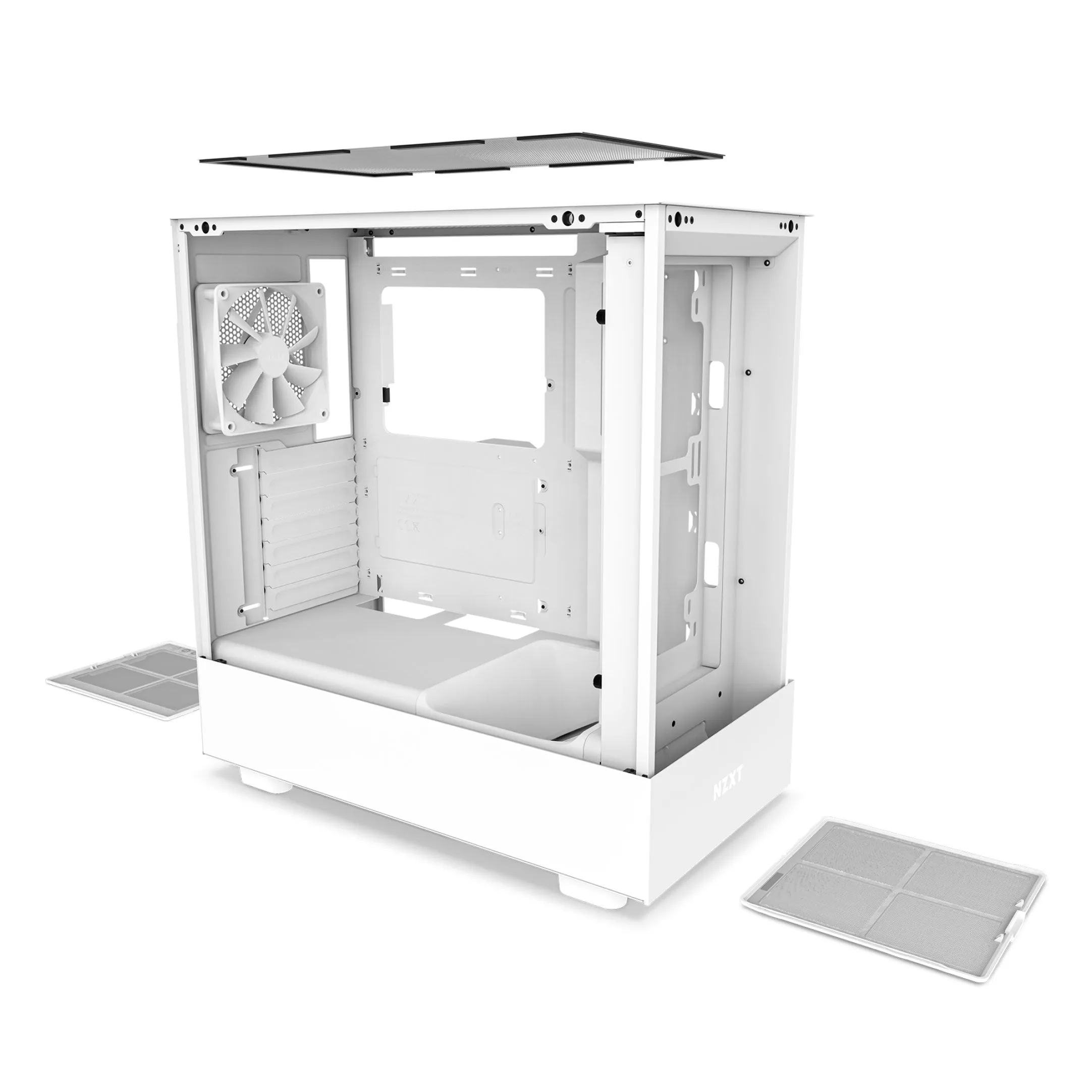 Case NZXT H5 Flow, Mid Tower, white