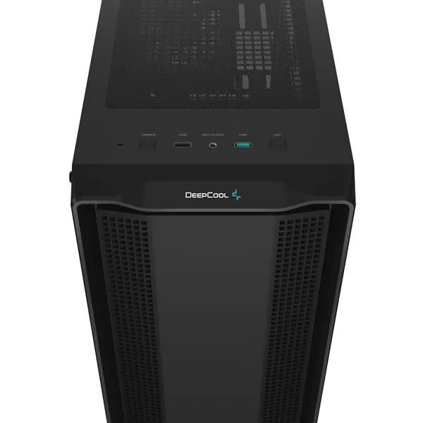 Deepcool CC560 ATX Mid Tower RGB Case with Temperd Glass Sidepanel - Black