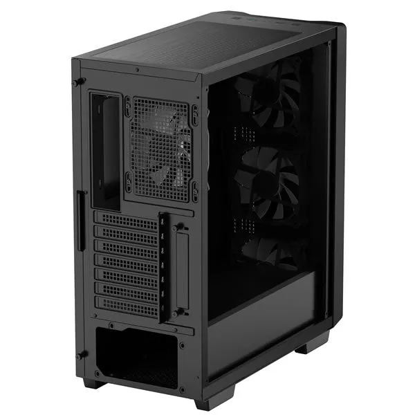 Deepcool CC560 ATX Mid Tower RGB Case with Temperd Glass Sidepanel - Black