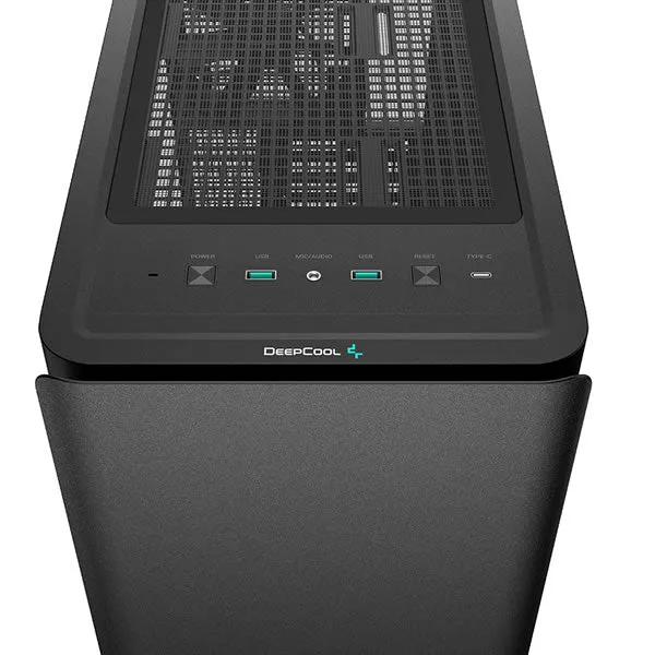 DeepCool CK500 E-ATX Mid-Tower Case With 2X140mm Pre-Installed Fans - Black