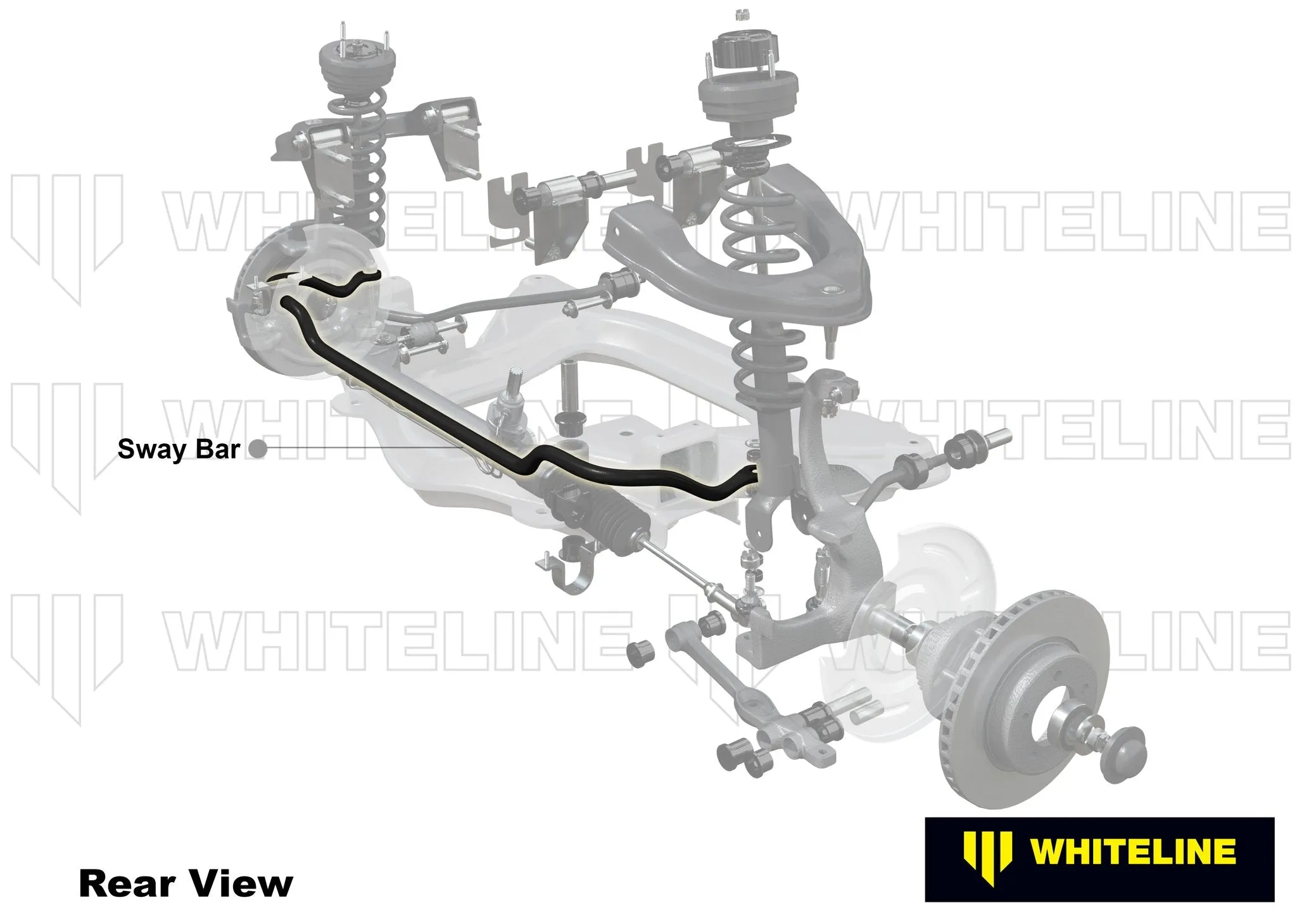 Front Anti-Roll Bar 24mm Heavy Duty Blade Adjustable Nissan Skyline GTS GTS-T R32 1987-1994 - WhiteLine