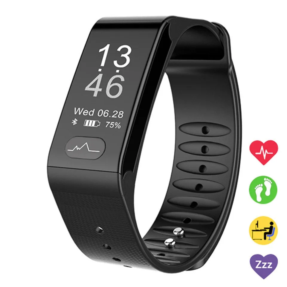 Heart Rate Smart Band Watch ECG PPG Puls Blood Pressure Monitor Smart Fitness Bracelet Wristband for Android IOS