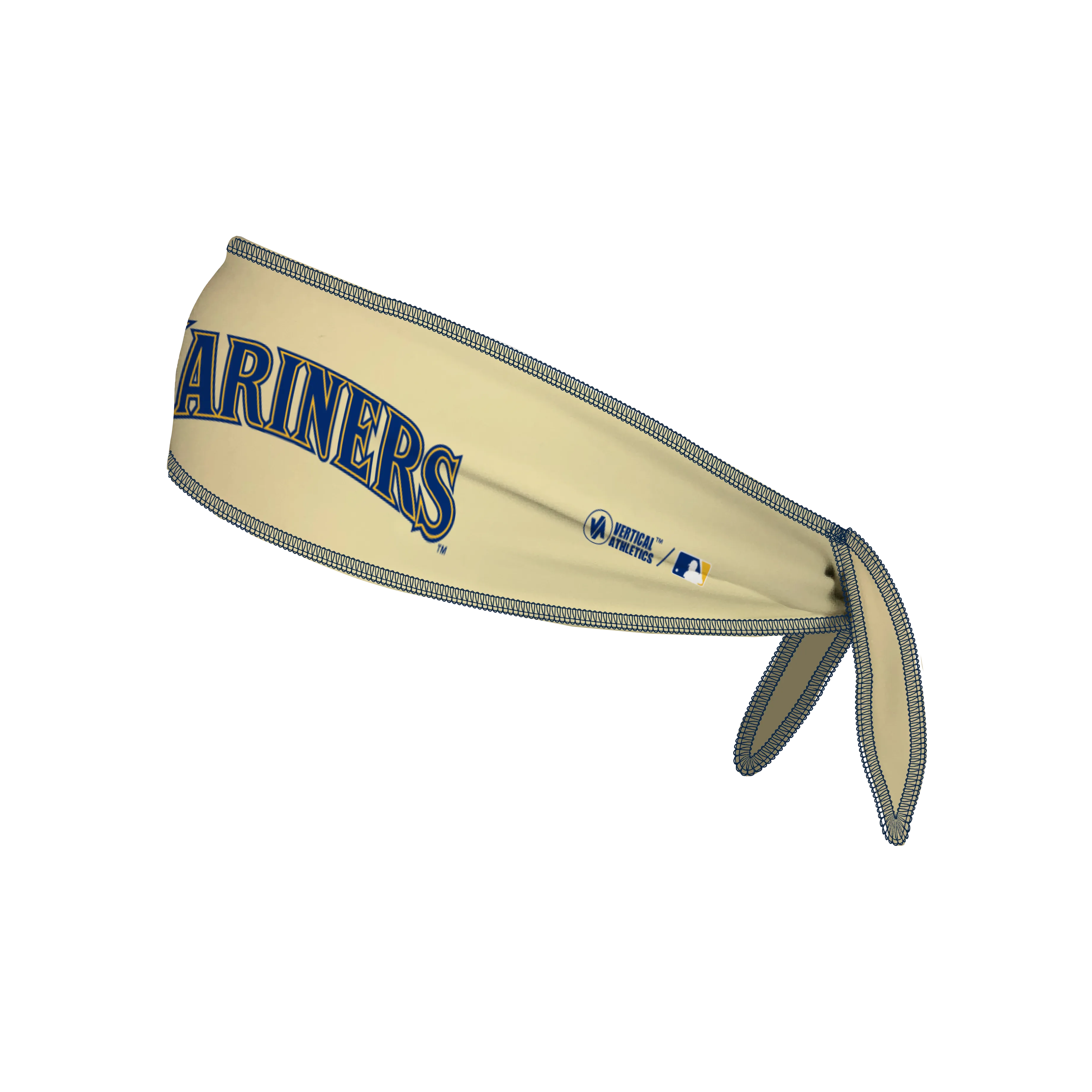 Mariners Reversible Tie Back Cooling Headband: Wordmark/Alt Wordmark