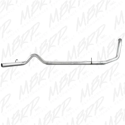 MBRP 4" Turbo Back, Single Side - No Muffler (1998-2003) Powerstroke