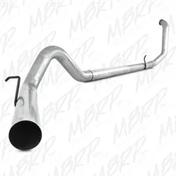 MBRP 4" Turbo Back, Single Side - No Muffler (1998-2003) Powerstroke