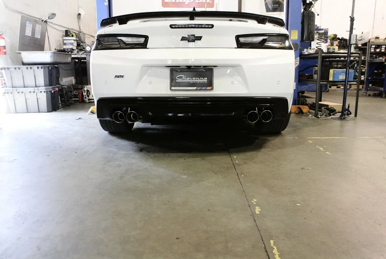 Megan Racing OE-RS Chevy Camaro SS 16  Quad Tip Axle-Back Exhaust