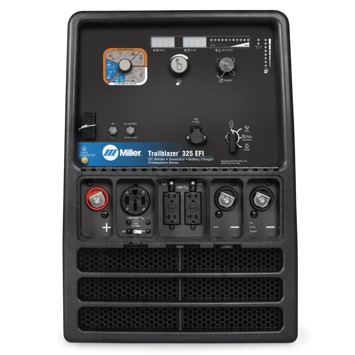 Miller Trailblazer 325 EFI Welder/Generator with Excel Power, Battery Charge/Jump Start (907798004)
