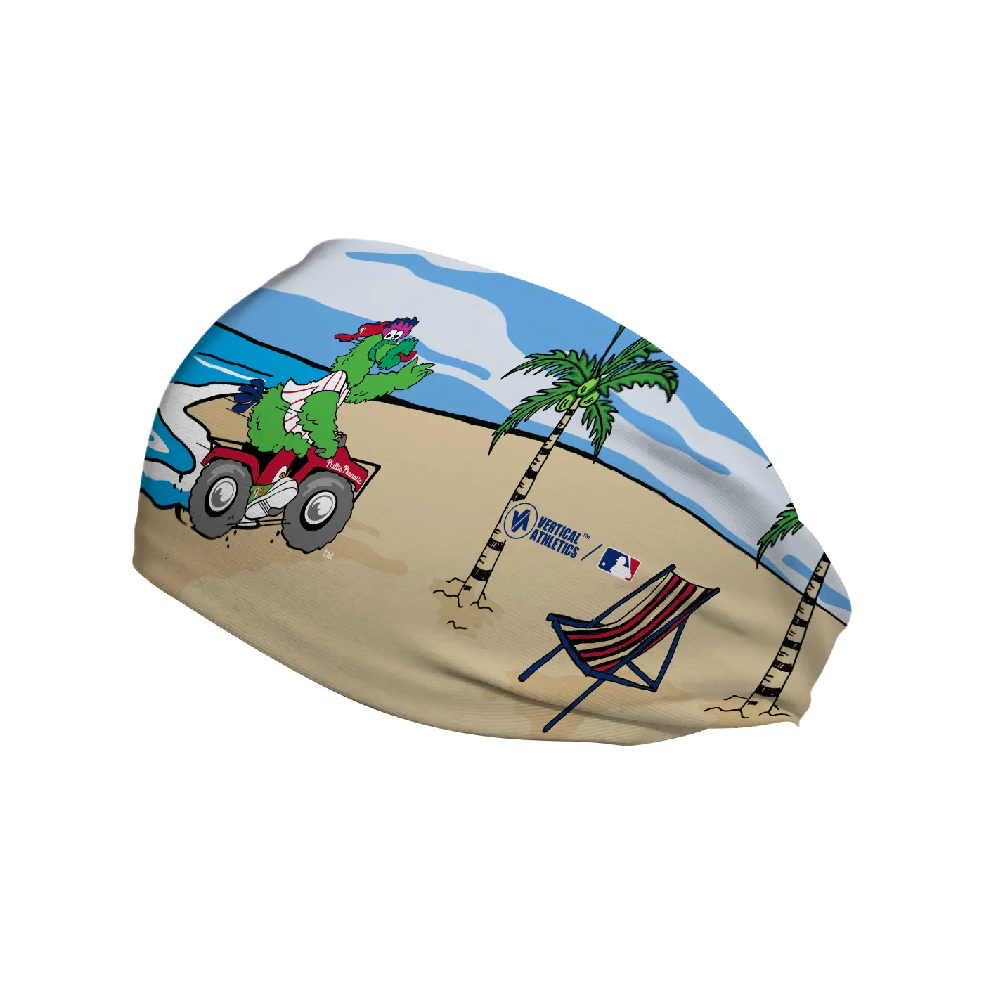 Phillies Cooling Headband: Phanatic on the Beach