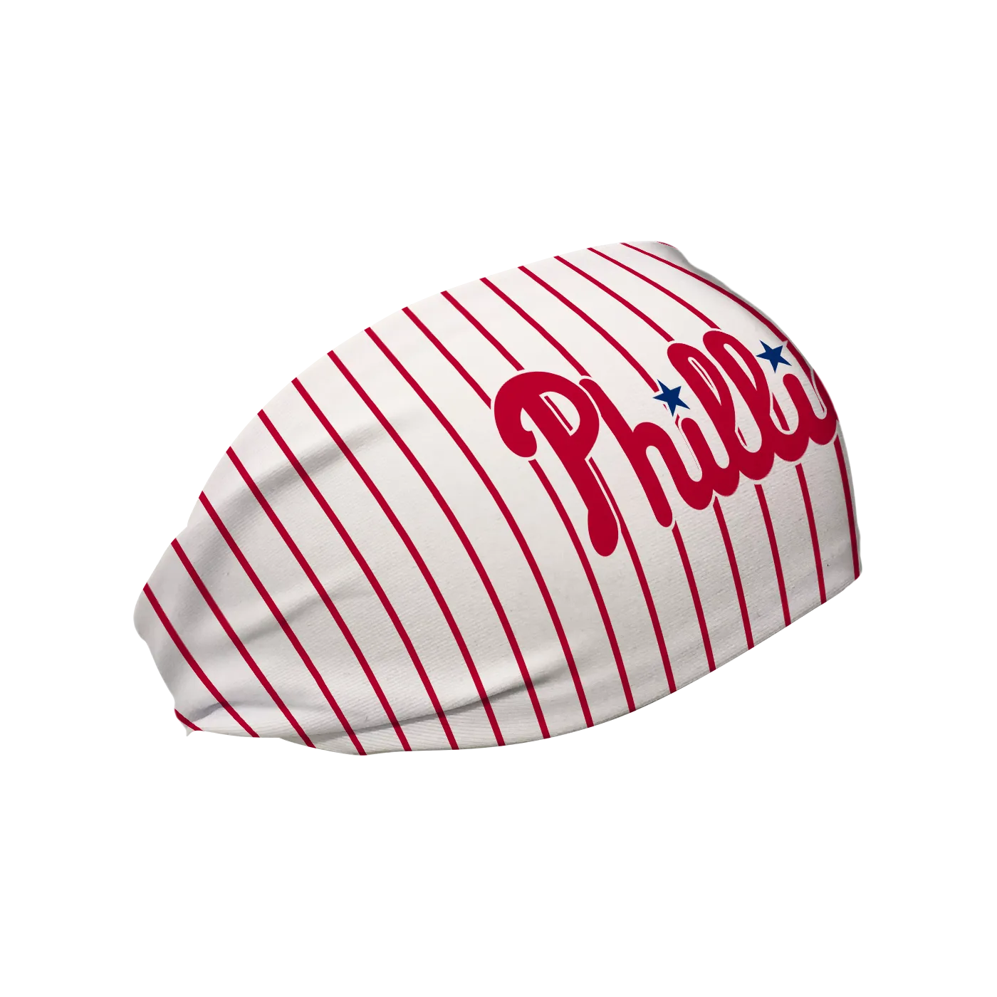Phillies Cooling Headband: Wordmark Pinstripe