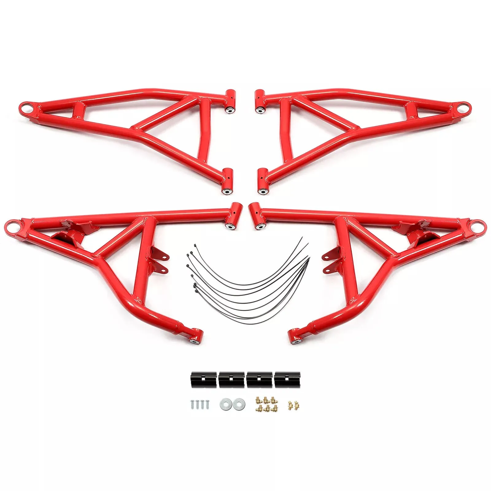Precision Works RZR XP Turbo POLARIS RZR XP 1000 HIGH CLEARANCE 1.5" FORWARD OFFSET A-ARMS