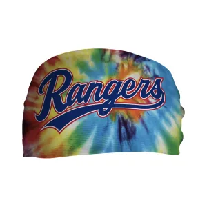 Rangers Cooling Headband: Tie-Dye Wordmark