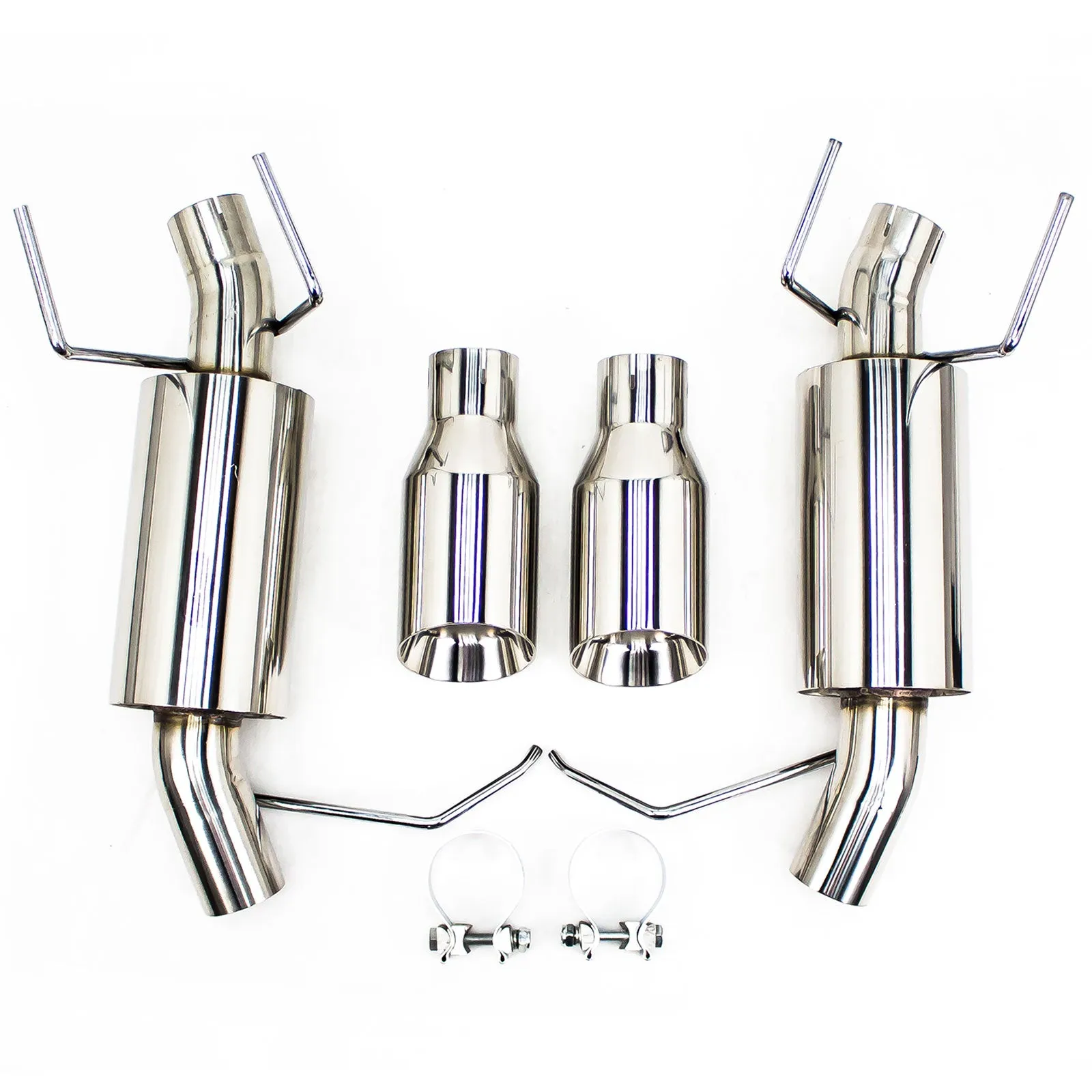 Rev9 Exhaust Ford Mustang V6 (2011-2014) Muffler Delete or High Flow