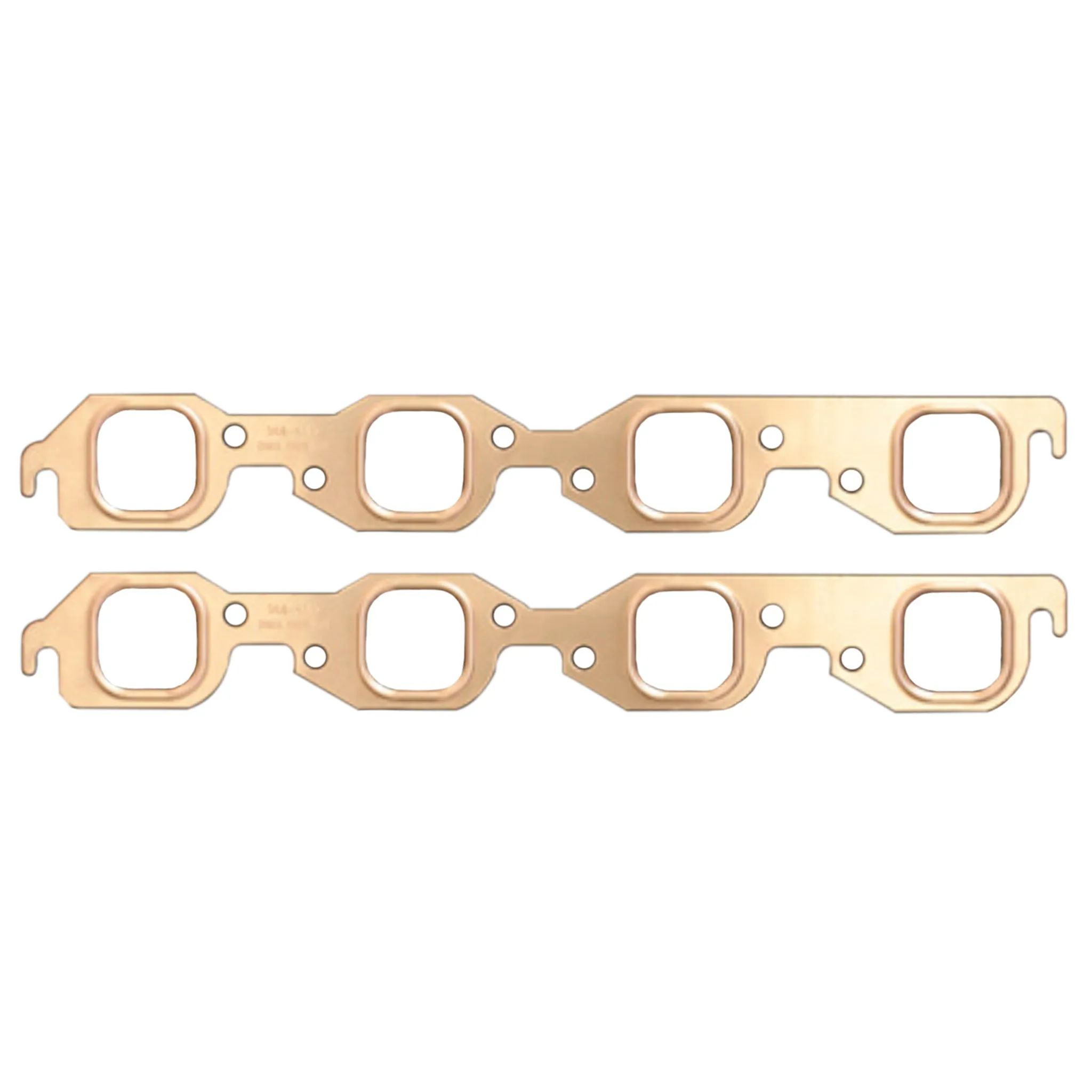 SCE 1.75 x 1.75 BB Chevy Copper Embossed Exhaust Gasket