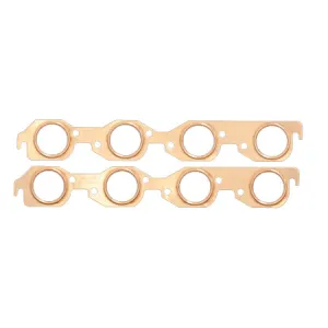 SCE BB Chevy Copper Exhaust Gaskets 2.00 Round Port