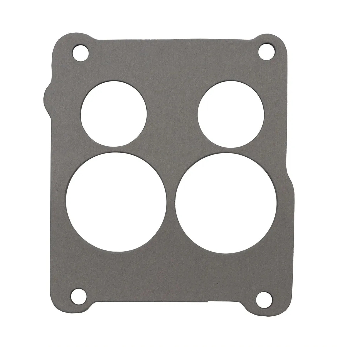 SCE Carburetor Base Plate Gasket - 4-Barrel - 4 Hole - Gray - Spread Bore