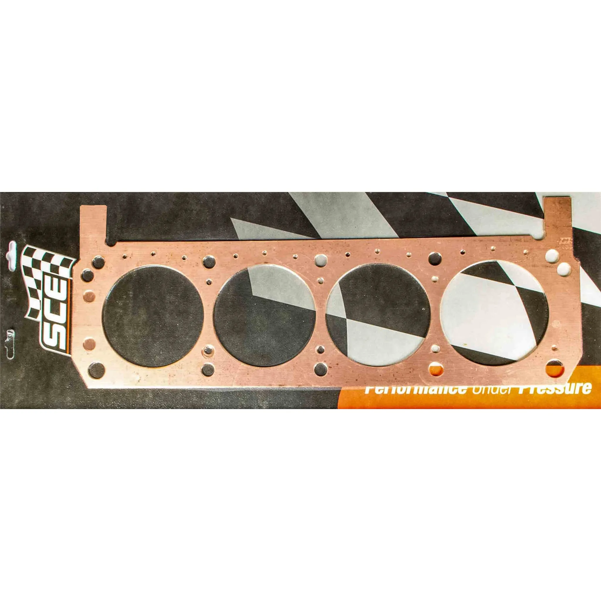 SCE Pro Copper Cylinder Head Gasket - 4.060" Bore - 0.050" - Copper - Passenger Side - SB Ford